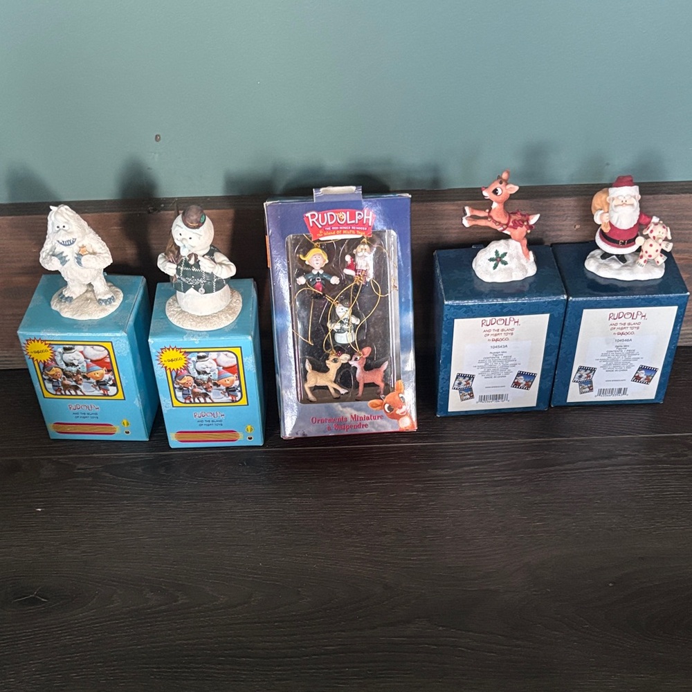 the Red-Nosed Reindeer Ornament Set